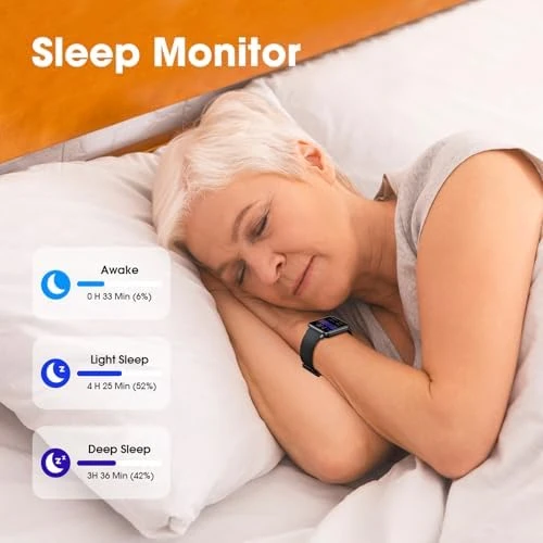 Pedometer Watch Senior Friendly — Fitness Tracker, Pautios