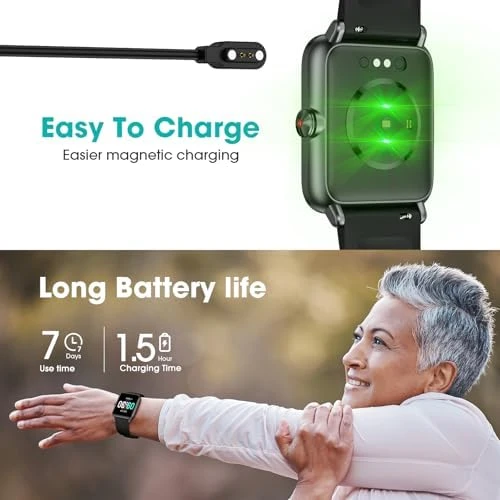Pedometer Watch Senior Friendly — Fitness Tracker, Pautios