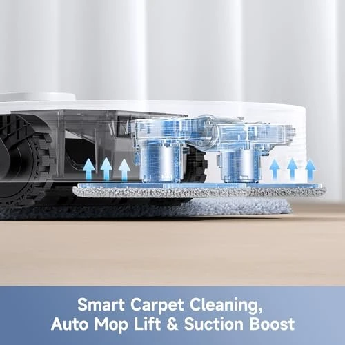Robot Vacuum and Mop, 19000Pa Suction — Robot Vacuum, MOVA