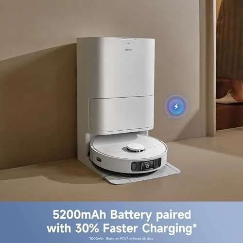 Robot Vacuum and Mop, 19000Pa Suction — Robot Vacuum, MOVA