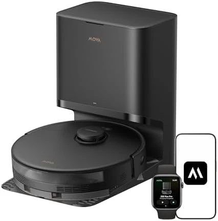 Robot Vacuum and Mop, 19000Pa Suction — Robot Vacuum, MOVA