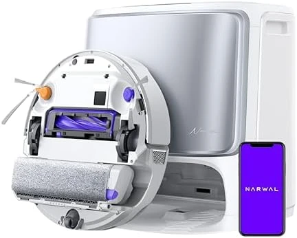 Robot Vacuum and Mop Combo with Self-Cleaning Track Mop — Robot Vacuum, Narwal