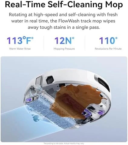 Robot Vacuum and Mop Combo with Self-Cleaning Track Mop — Robot Vacuum, Narwal