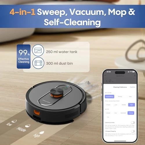 Robot Vacuum and Mop Combo — Robot Vacuum, eitton