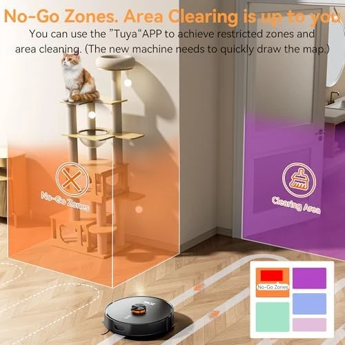 Robot Vacuum and Mop Combo — Robot Vacuum, ZCWA