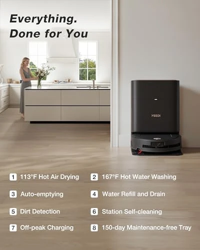 Robot Vacuum and Mop — Robot Vacuum, YEEDI