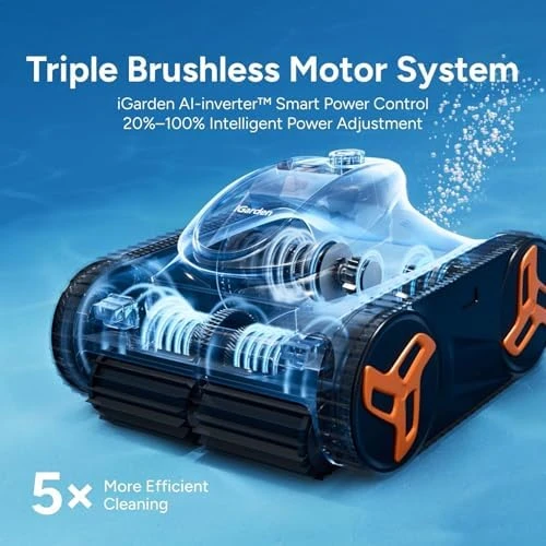 Robotic Pool Cleaner KN Series — Robot Vacuum, iGarden