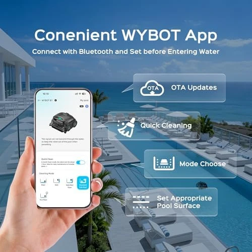 Robotic Pool Cleaner — Robot Vacuum, WYBOT
