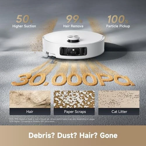Roller Robot Vacuum with AquaRoll Mopping — Robot Vacuum, Dreame