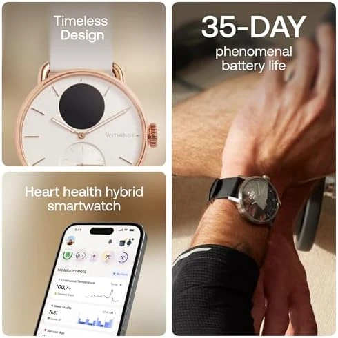ScanWatch 2 - Hybrid Smart Watch — Fitness Tracker, Withings