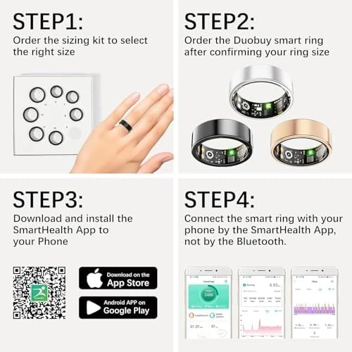 Smart Ring with Health Tracking — Smart Ring, FKGZJF