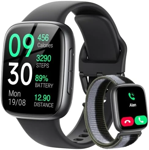 Smart Watch, 1.85" AMOLED Fitness Tracker with Bluetooth Call — Fitness Tracker, Fitpolo