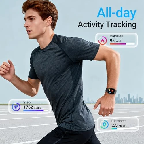 Smart Watch, 1.85" AMOLED Fitness Tracker with Bluetooth Call — Fitness Tracker, Fitpolo