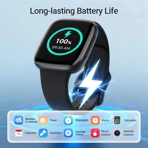 Smart Watch, 1.85" AMOLED Fitness Tracker with Bluetooth Call — Fitness Tracker, Fitpolo