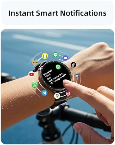 Smart Watch for Swimming, 5ATM Waterproof, GPS, AMOLED — Fitness Tracker, Parsonver