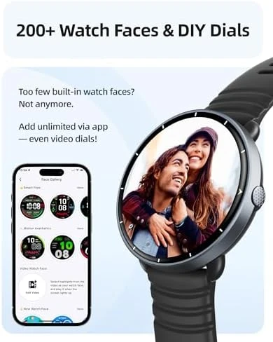 Smart Watch for Swimming, 5ATM Waterproof, GPS, AMOLED — Fitness Tracker, Parsonver