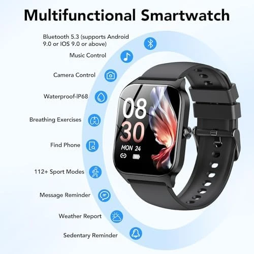 Smart Watch with 1.85" HD Display — Smart Watch, CASCHO