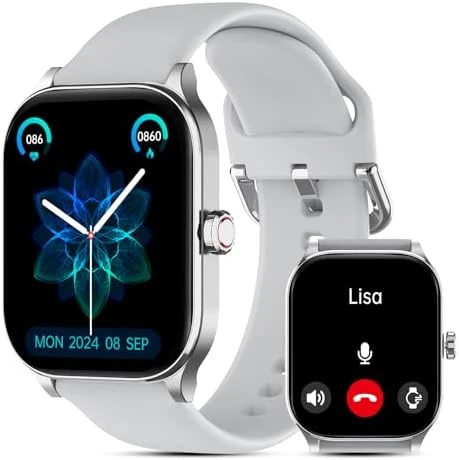 Smart Watch with Bluetooth Call and Health Tracking — Fitness Tracker, Odsslgw