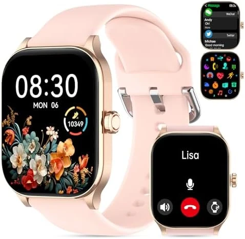 Smart Watch with Bluetooth Call and Health Tracking — Fitness Tracker, Odsslgw