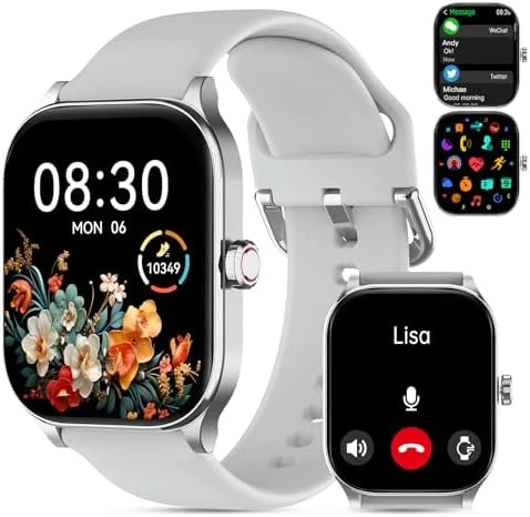 Smart Watch with Bluetooth Call and Health Tracking — Fitness Tracker, Odsslgw