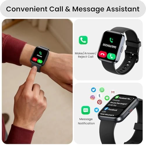 Smart Watch with Health Monitoring and Alexa — Smart Watch, ENOMIR