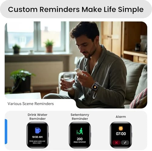 Smart Watch with Health Monitoring and Alexa — Smart Watch, ENOMIR