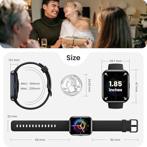 Smart Watch with Health Monitoring and Alexa — Smart Watch, ENOMIR