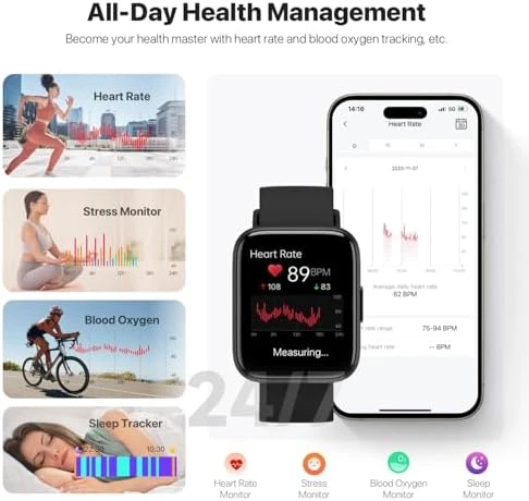 Smart Watch — Fitness Tracker, JeeJTek