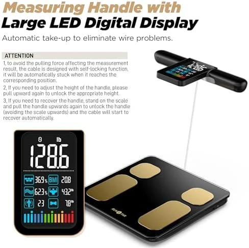 8-Electrode Scale for Body Weight — Smart Scale, runstar