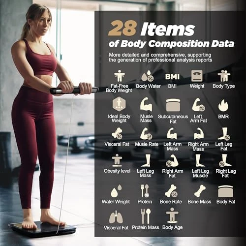 8-Electrode Scale for Body Weight — Smart Scale, runstar
