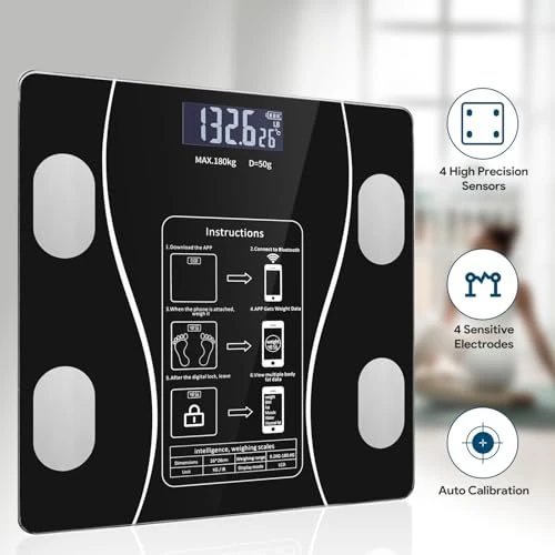 Bluetooth Smart Scale for Body Weight, Fat, Muscle & BMI — Smart Scale, OOYY