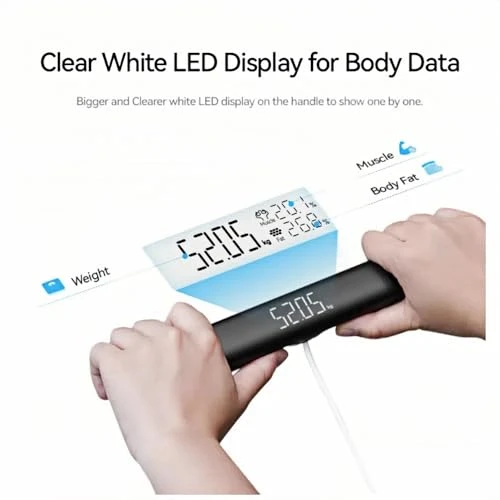 Body Fat Scale with Handles — Smart Scale, ZvveIIa
