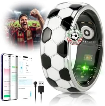 Diamond Smart Ring and Wireless Charging Case — Smart Ring, MSDQQTIY