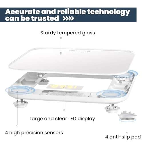 Digital Bathroom Scale for Body Weight — Smart Scale, UNIWEIGH
