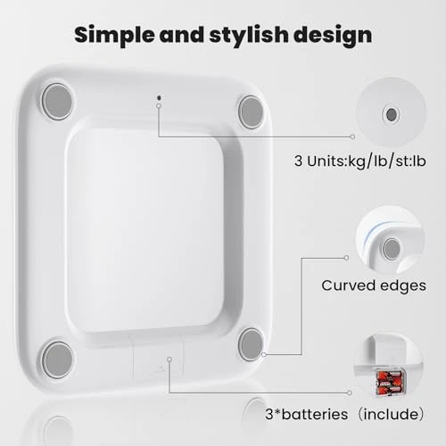 Digital Bathroom Scale for Body Weight — Smart Scale, UNIWEIGH
