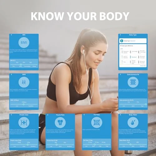 Digital Bathroom Scale with Body Composition Analyzer — Smart Scale, modone