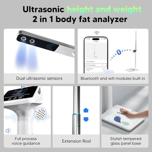 Digital Physician Scale with Ultrasonic Height and Weight Measurement — Smart Scale, Arboleaf