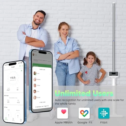 Digital Physician Scale with Ultrasonic Height and Weight Measurement — Smart Scale, Arboleaf