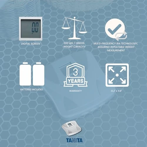 Multi-Frequency Digital Body Fat and Body Water Scale — Smart Scale, TANITA
