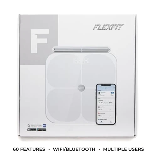 Scale for Body Weight and Fat Percentage — Smart Scale, FlexFit