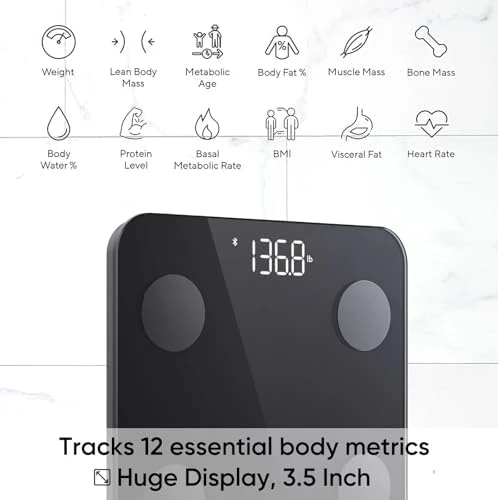 Scale S, Smart Scale for Body Weight, Body Composition Analyzer — Smart Scale, Wyze
