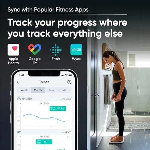 Scale S, Smart Scale for Body Weight, Body Composition Analyzer — Smart Scale, Wyze
