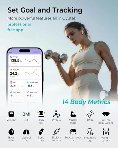 Smart Body Fat Scale — Smart Scale, OVUTEK
