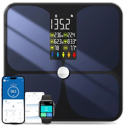 Smart Digital Bathroom Weight Scale with BMI Body Fat Muscle Mass — Smart Scale, Lepulse