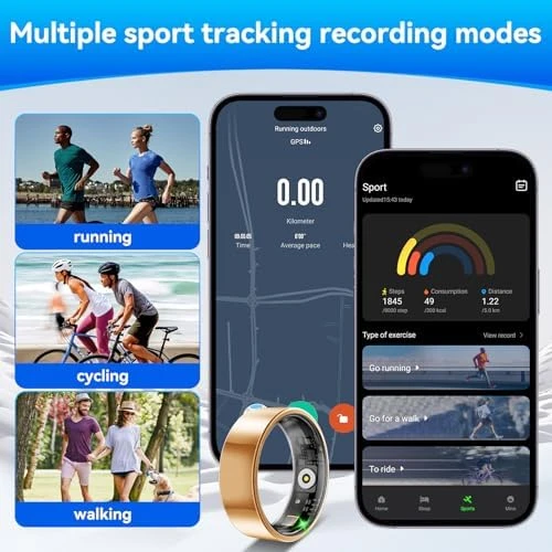 Smart Fitness and Activity Ring — Smart Ring, Secofy
