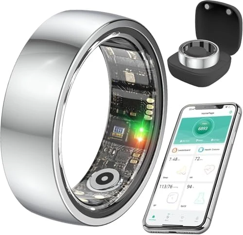 Smart Health Ring with Blood Pressure Monitor — Smart Ring, KYUHJU