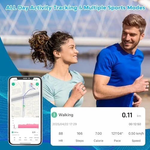 Smart Health Ring with Blood Pressure Monitor — Smart Ring, KYUHJU