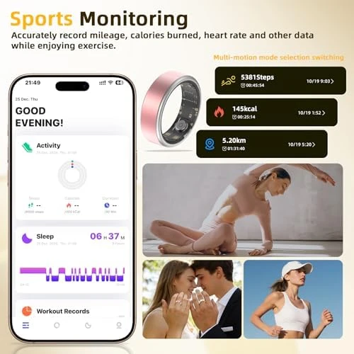 Smart Ring Fitness Tracker — Smart Ring, Potewek