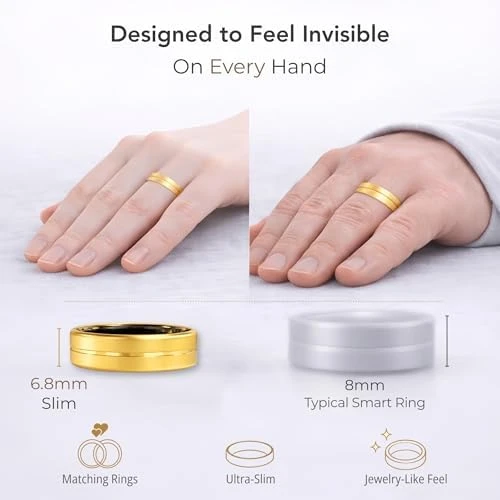 Smart Ring Health & Fitness Tracker — Smart Ring, VIVIYO