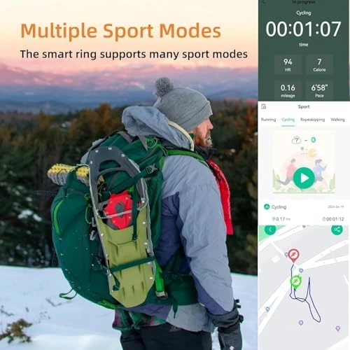 Smart Ring Health Tracker — Smart Ring, Oucscru